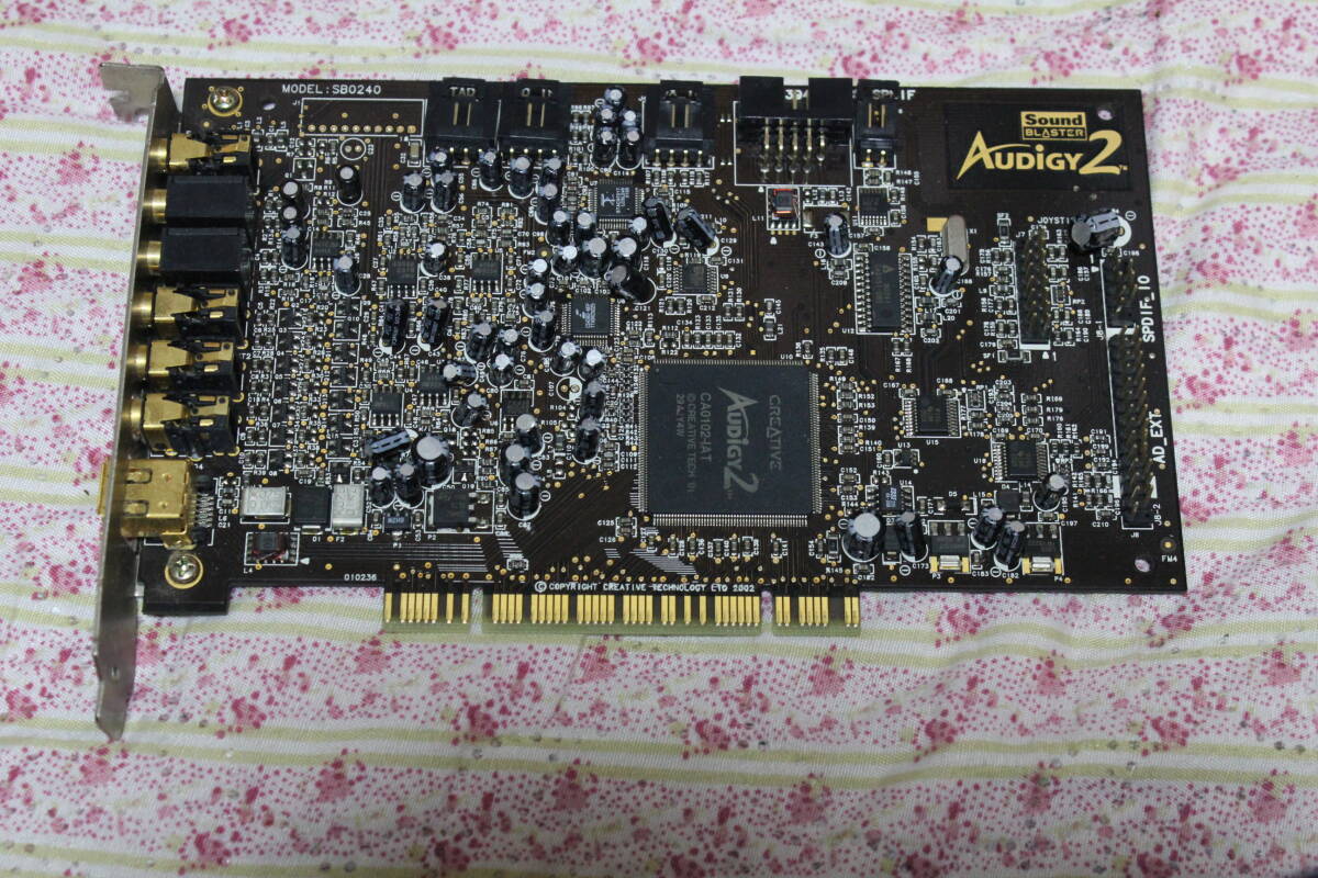 Creative Sound Blaster Audigy2 SB0240 PCI 中古品の画像1