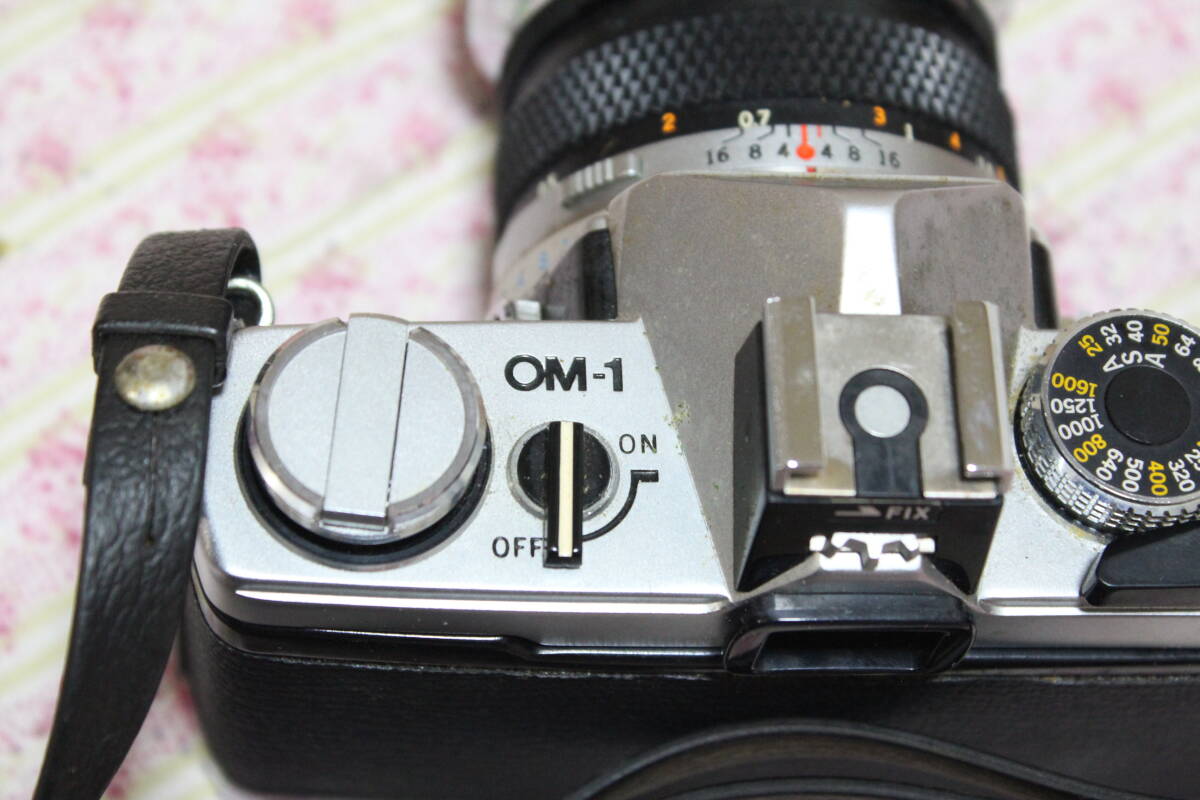 OLYMPUS OM-1 OM-SYSTEM F.ZUIKO AUTO-S 1:1.8 50mm付 シャッター可 ジャンク品の画像4