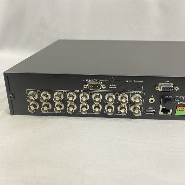 未使用 DVR デジタルビデオレコーダー 防犯カメラ 監視カメラ 16CH AHD DVR R1616AH【88-16】_画像4