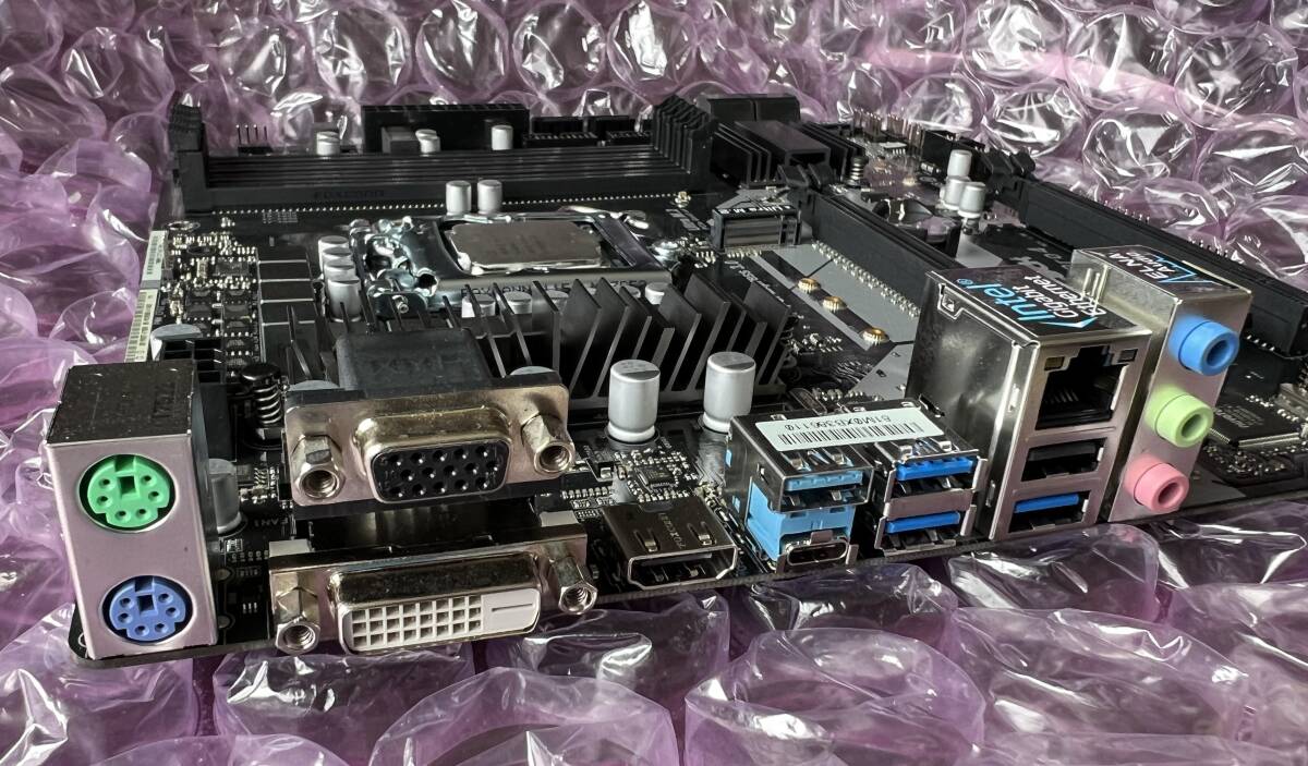 【送料無料】Core i5-8400＋ASRock Z370M Pro4 中古動作品 A508の画像4