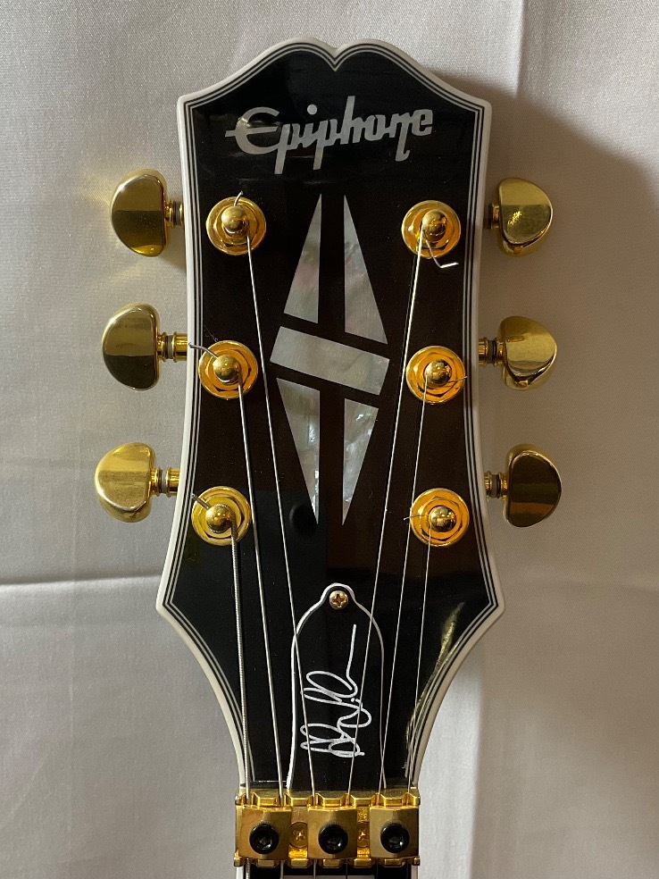 u54283　中古　エピフォン　Alex Lifeson Les Paul Custom_画像2