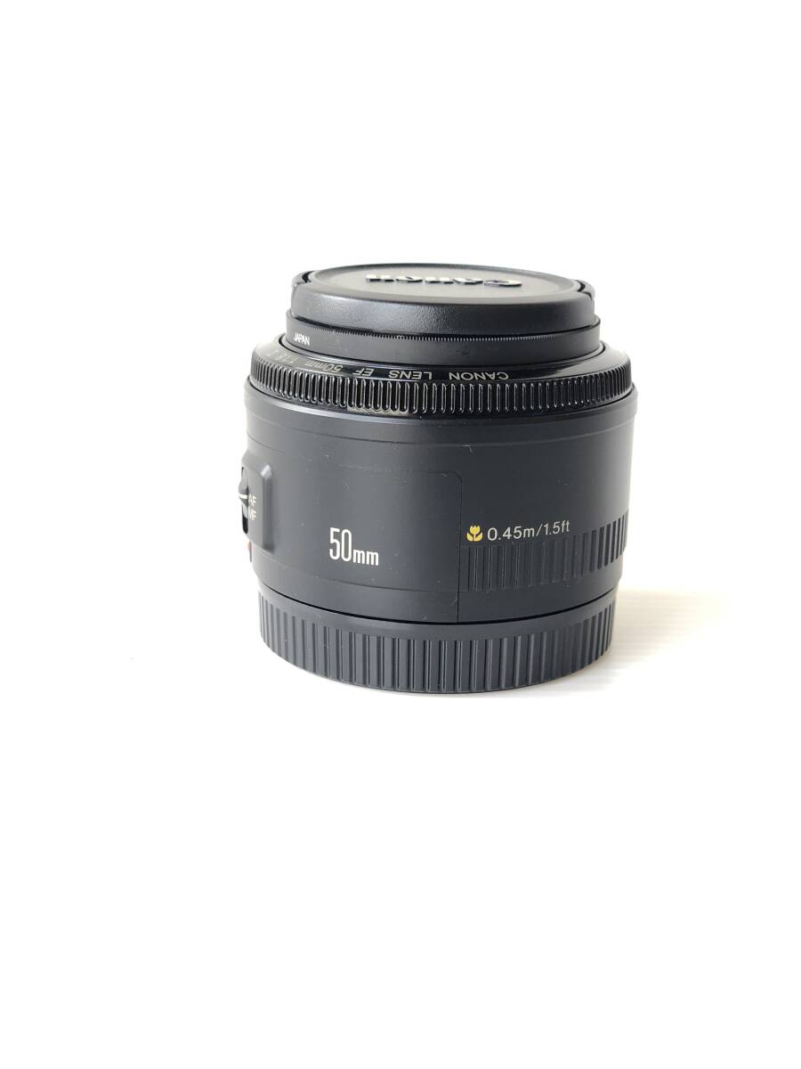 【ジャンク・カビあり】キャノン Canon LENS EF 50mm 1:1.8 Ⅱ【付属品あり】kenko MC UV SL-39 52mm付　単焦点レンズ_画像2