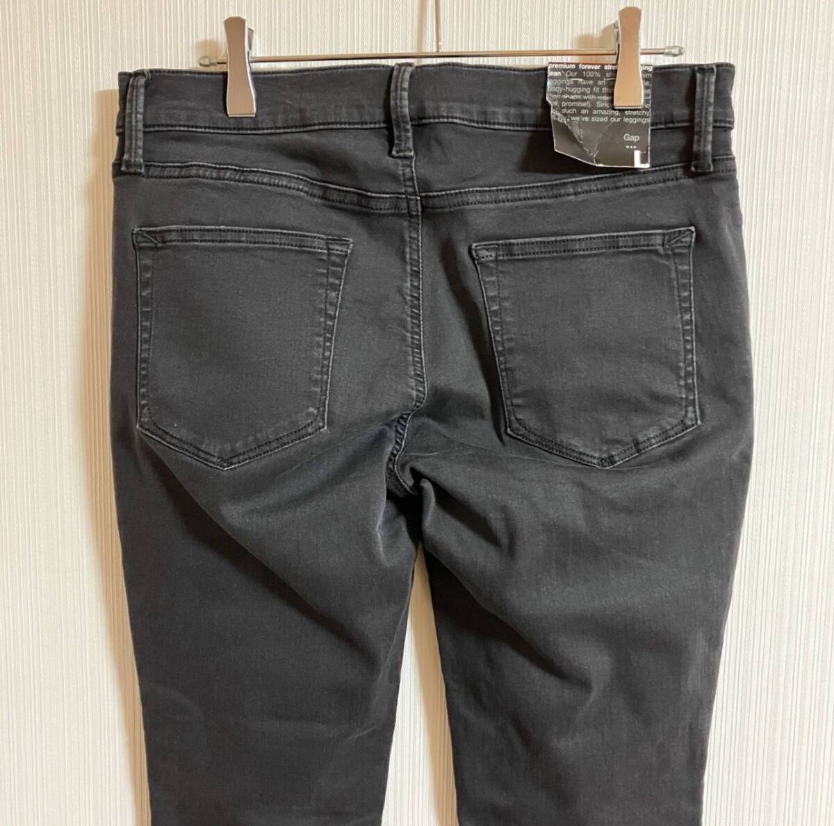 【新品】 GAP ギャップ ジーンズ デニム パンツ ジーパン 長ズボン スキニー ブラック Lサイズ 【k220】