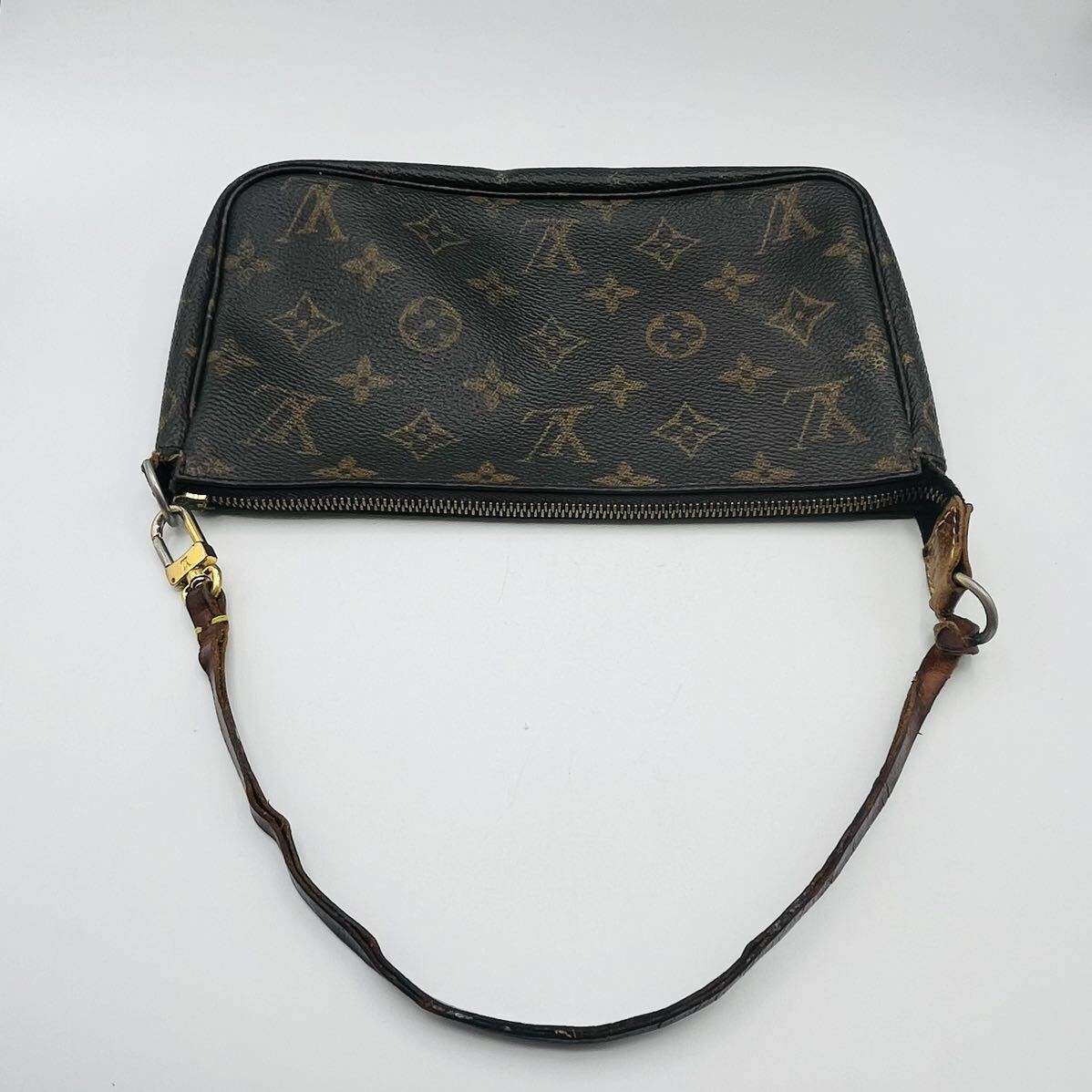 LOUIS VUITTON ルイヴィトン ヴィトン ポーチ モノグラム ポシェット アクセソワール M51980 ハンドバッグ バッグの画像6