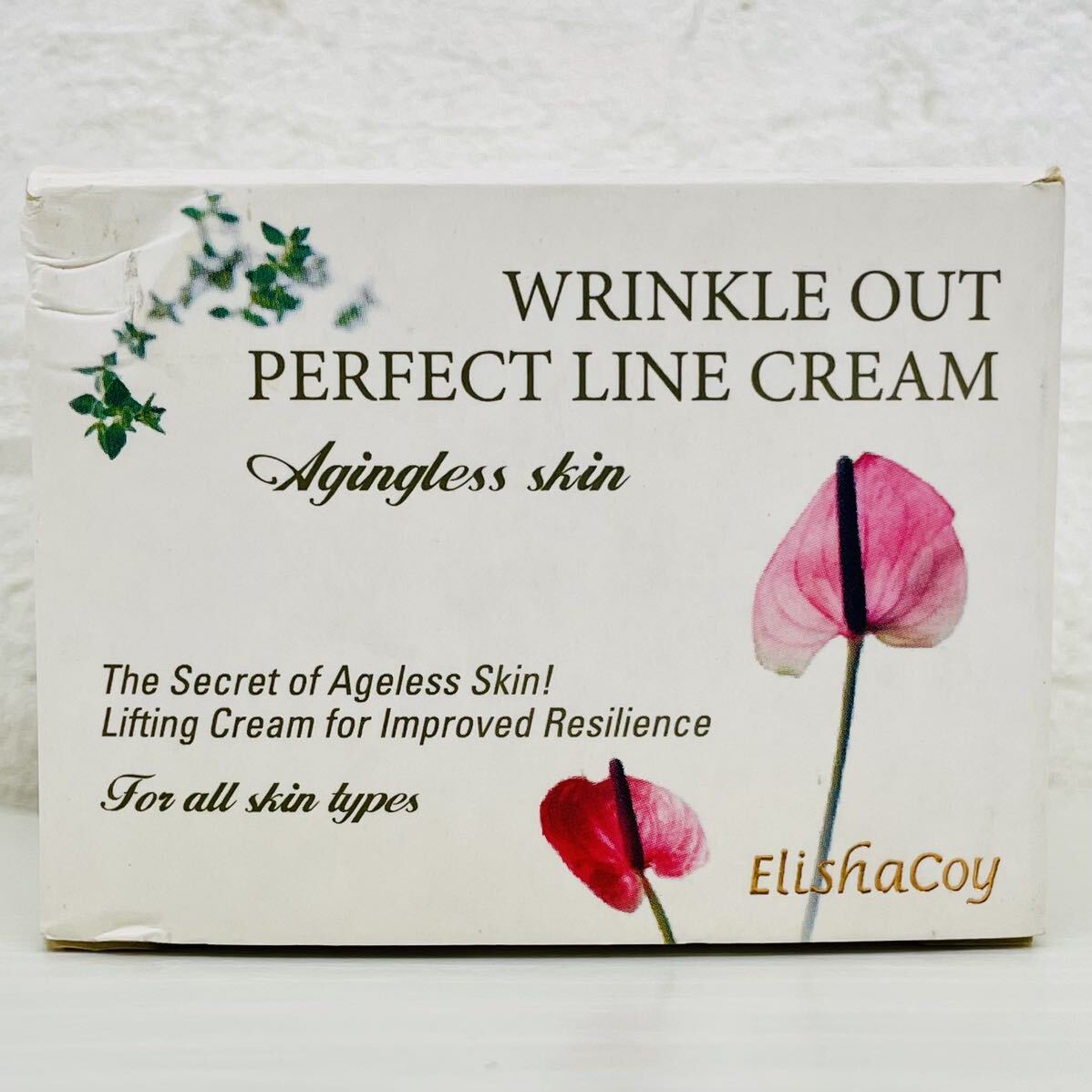 Elisha Coy エリシャコイ WRINKLE OUT PERFECT LINE CREAM リンクルアウトパーフェクトラインクリーム 強力 修復 しわ防止クリーム AT_画像6