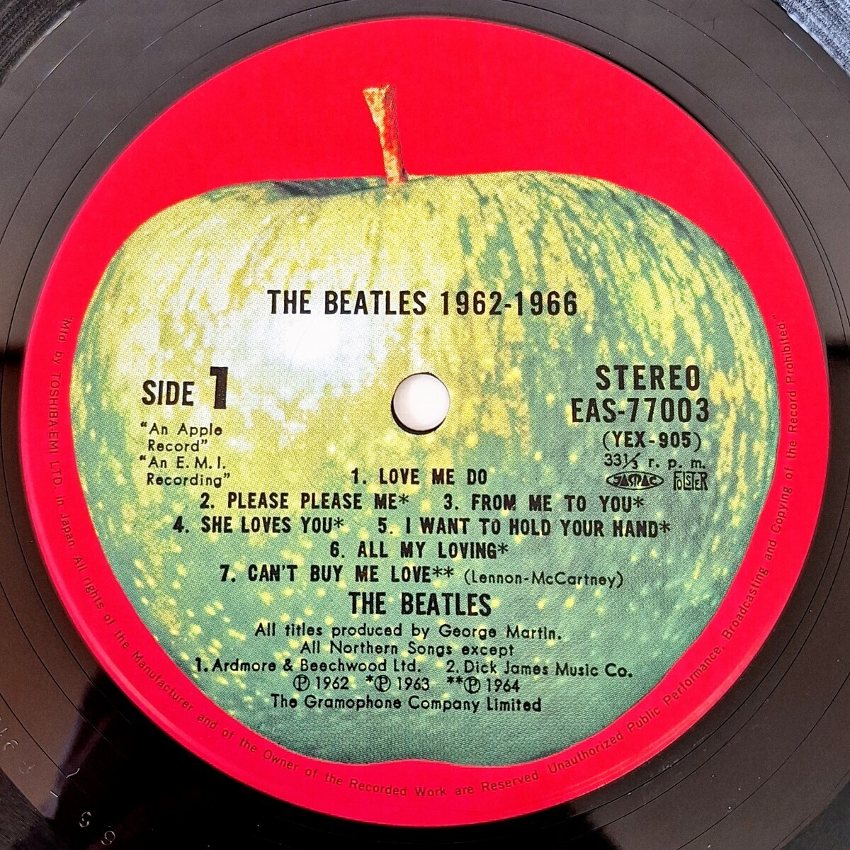 ★帯付★ The Beatles 14 1962-1966 ザ・ビートルズ EAS-77003・4 ロック 洋楽 レコード 2枚組 WKの画像5