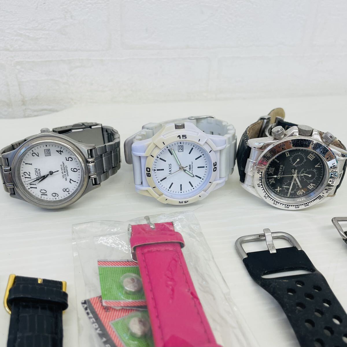 680 clock 20 point set sale together large amount swatch Swatch Apple watch Apple watch ELGIN Elgin Q&Q Disney original leather QZ AT