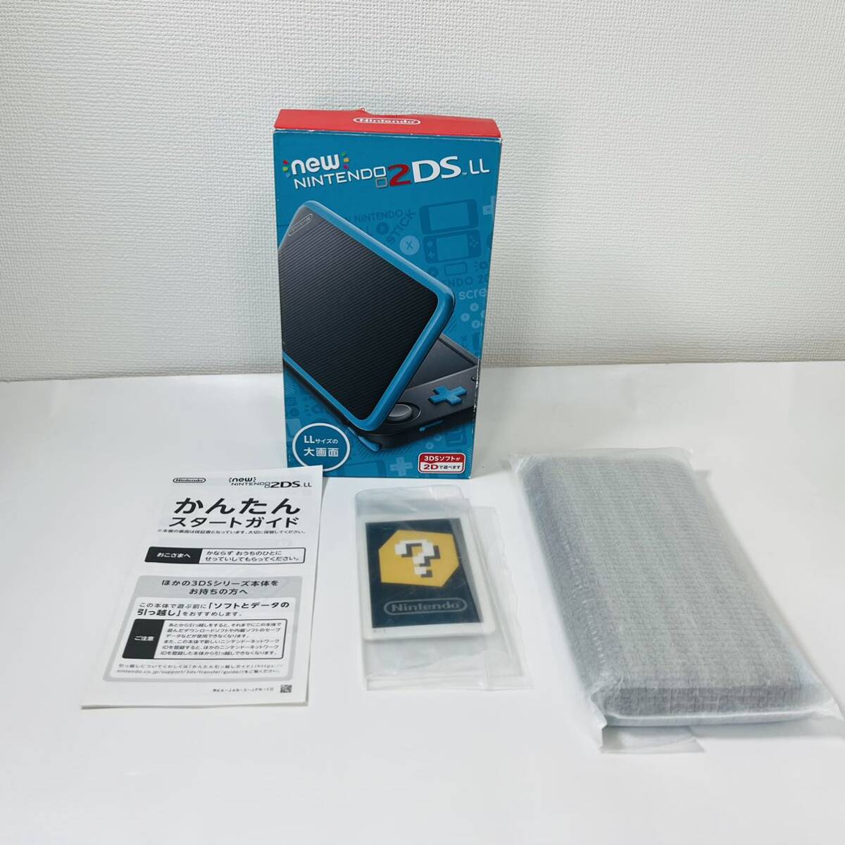 【動作確認済】newニンテンドー2DSLL ブラック ターコイズ 　New Nintendo 2DS LL 任天堂 _画像10