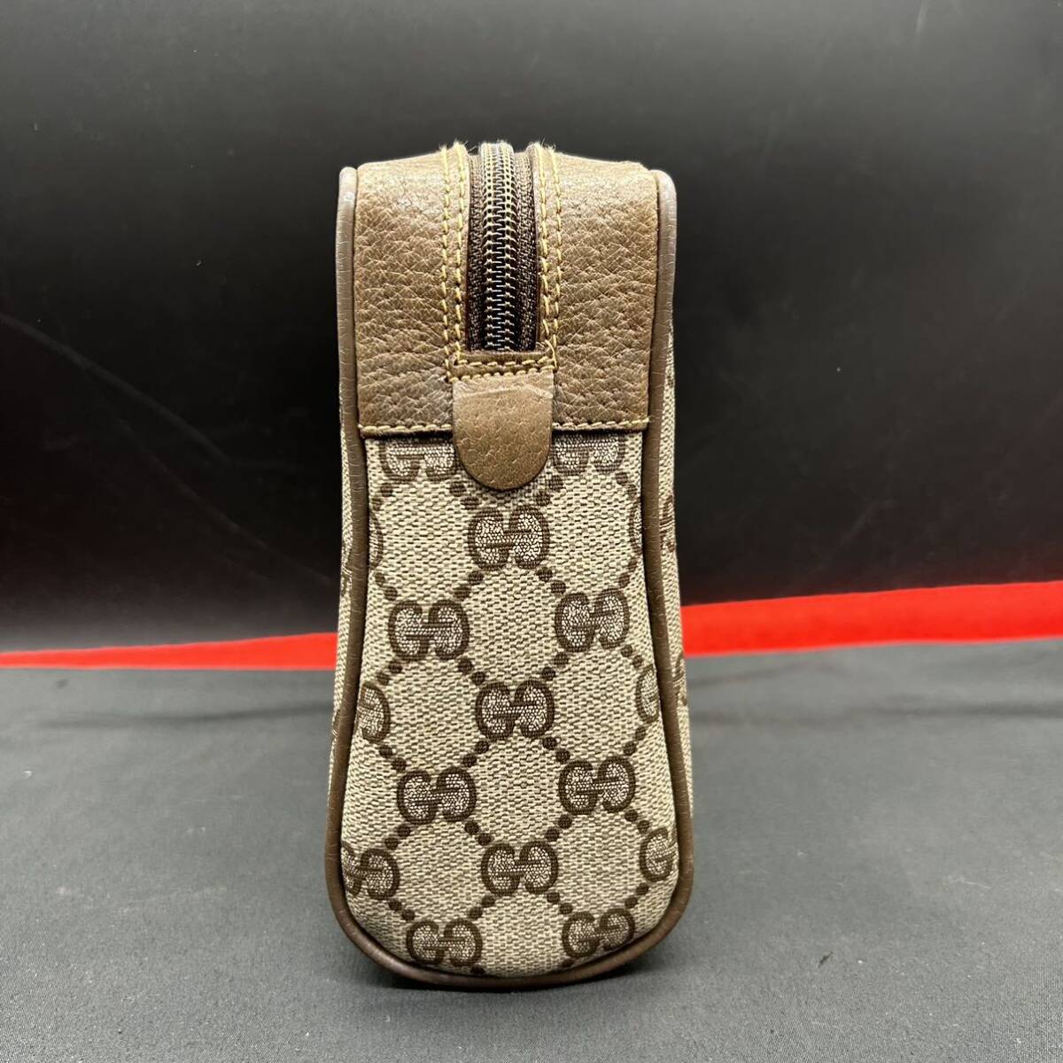 GUCCI グッチ オールドグッチ セカンドバッグ　vintage Sherry line シェリーライン GG柄 クラッチバック ビンテージ ジャンク_画像3