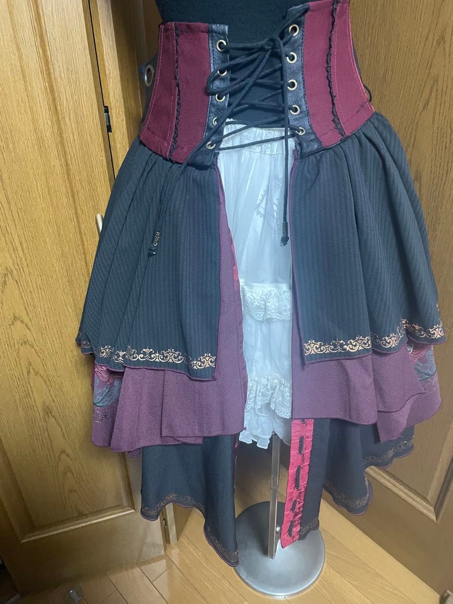 ozz oneste オッズオン オッズオネスト 和柄スカートコルセット ozz oneste オッズオン オッズオネスト 和柄スカートコルセット