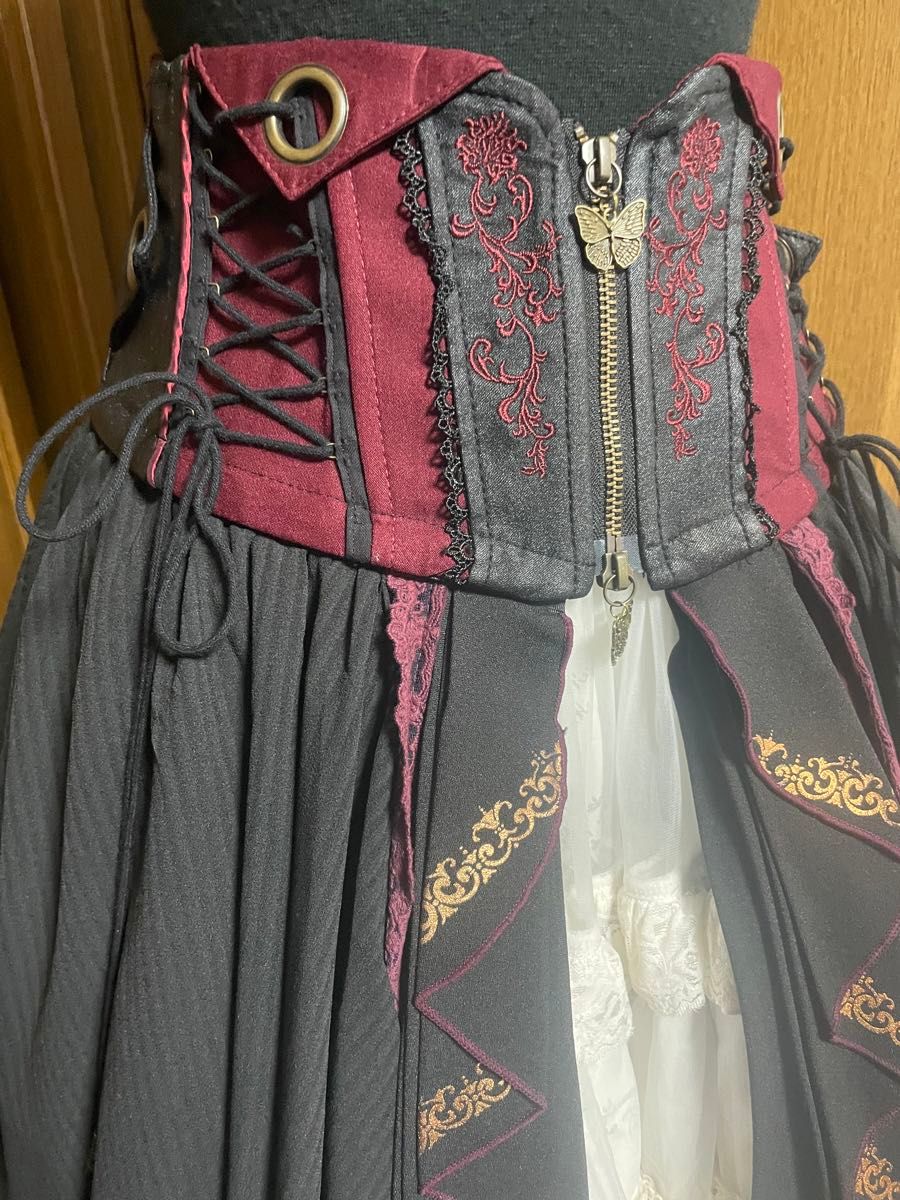 ozz oneste オッズオン オッズオネスト 和柄スカートコルセット ozz oneste オッズオン オッズオネスト 和柄スカートコルセット
