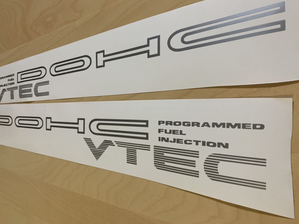 DOHC VTEC サイドステッカー シビック CR-X インテグラ DOHC VTEC サイドステッカー シビック CR-X インテグラ