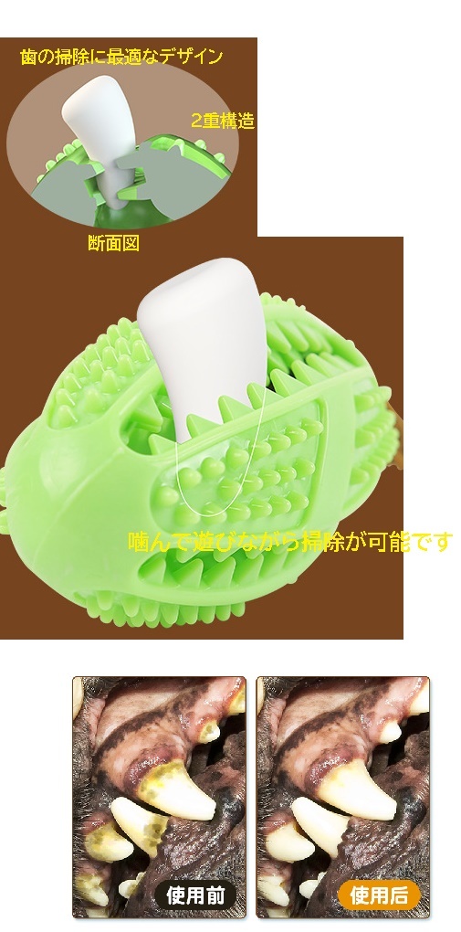  food bowls dog for toothbrush feeding .. toy playing dog toothbrush medium sized dog . dog .... toy pet S size motion dar-dogball-l