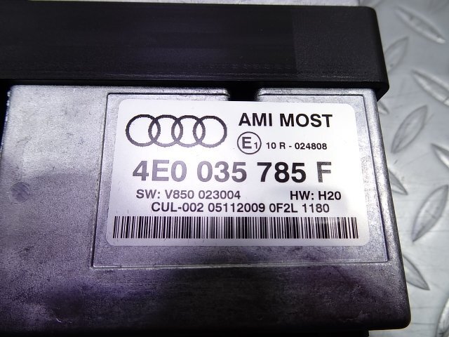 G/CT11■Audi A4 ABA-8KCDH (アウディ B8 アバント 2010y■AMIミュージックインターフェイスモジュール 4E0035785F (メディアプレイヤー2_画像7