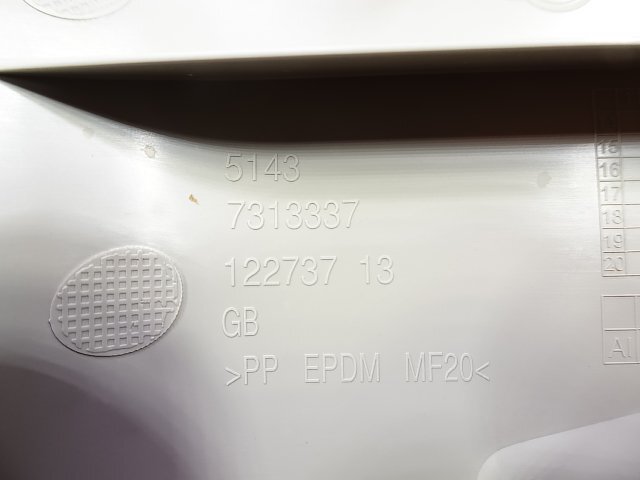 E/DA31■BMW MINI F55 DBA-XS12 (ミニ ワン 2015y前期■アッパーBピラートリム左右 7313337/338 (内張り トリム カバー 内装パネル_画像6