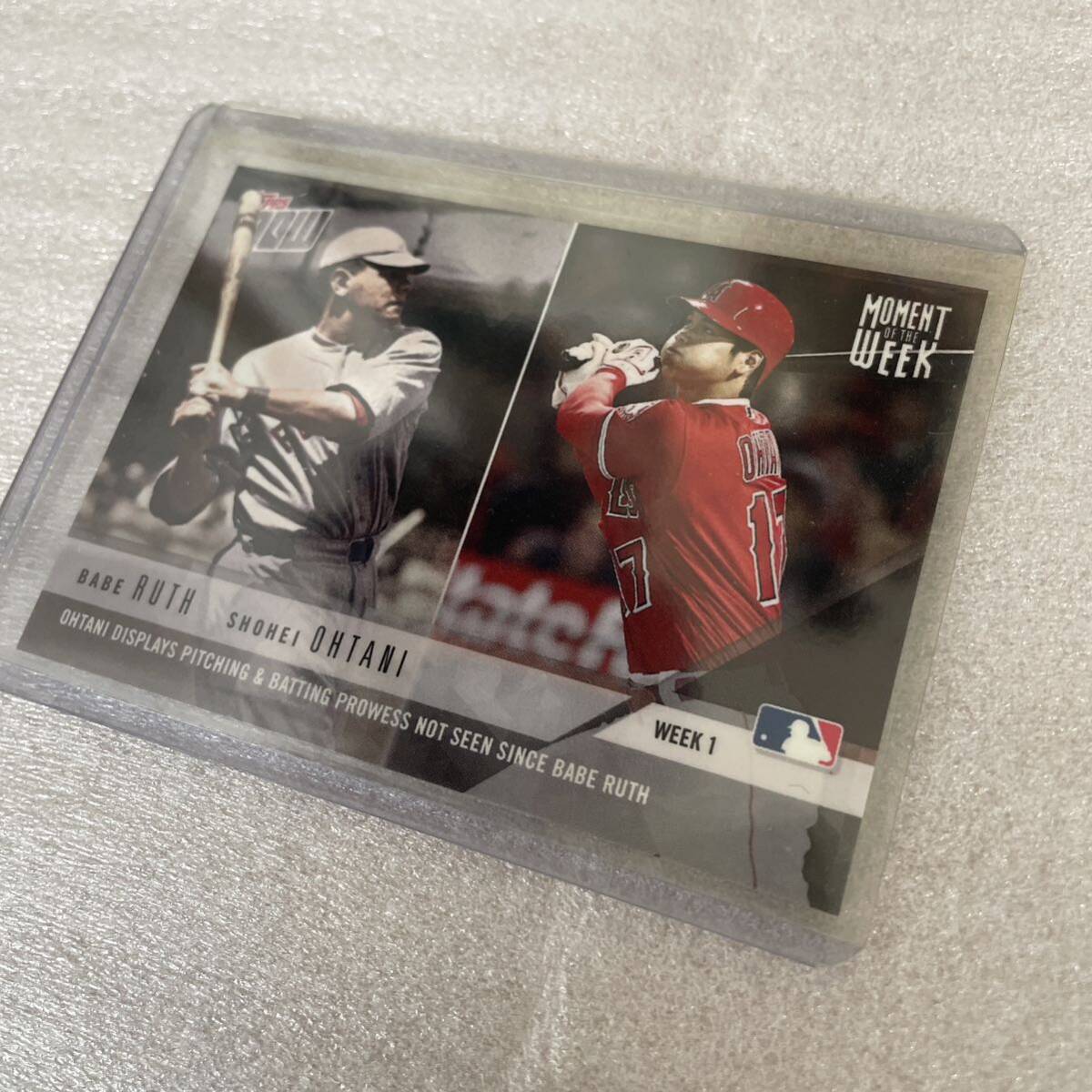 大谷翔平 ベーブルースカード☆topps now 2018_画像3