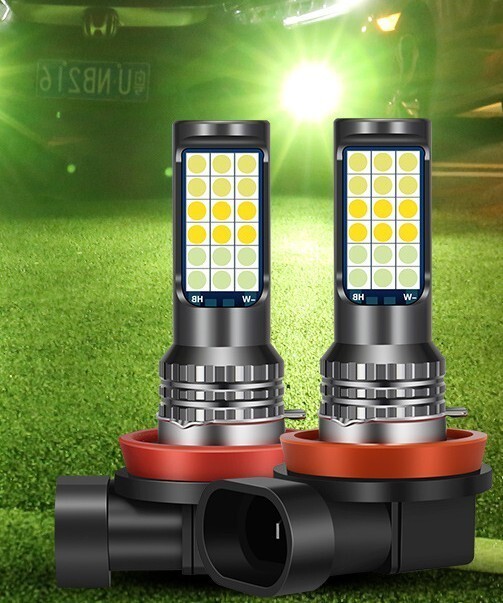 LEDフォグランプ h8 h11 車検対応 爆光 フォグランプ 3色切替 爆光の画像2