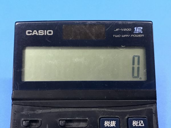 4【 カシオ / CASIO 】電卓 計算機【 JF-V200 】文房具 簿記 オフィス 経理 YP_画像6