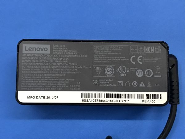 6 送料無料【 レノボ / Lenovo 】ACアダプター 電源コード【 ADLX45YCC2A 】TC_画像3