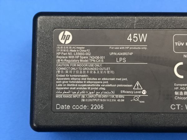 7 free shipping [ hp ]AC adaptor power cord [ TPN-CA15 ]TC