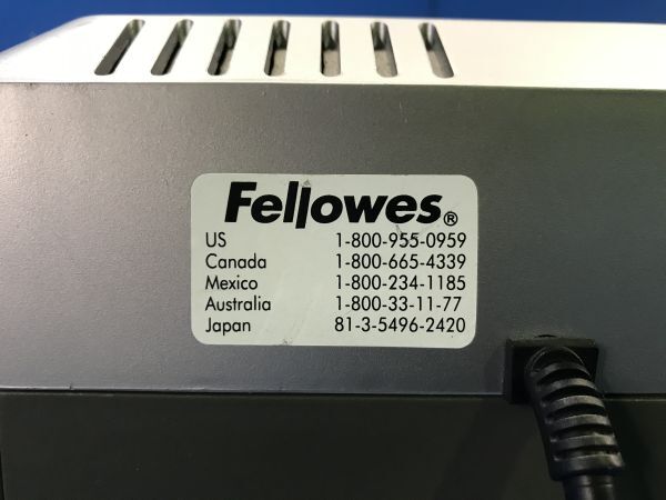 【 フェローズ / Fellowes 】シュレッダー 裁断機【 PS80C-2+ 】オフィス OA機器 140_画像4