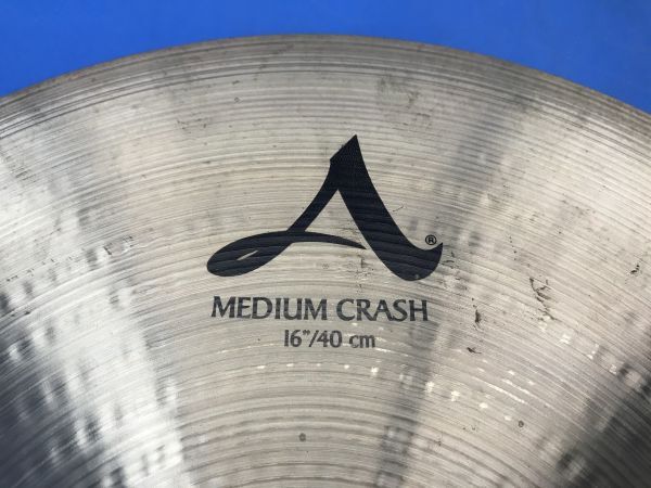 9【 Zildjian 】シンバル MEDIUM CRASH 6枚セット 1640cm 打楽器 音楽機材 器材 ドラム 120_画像2