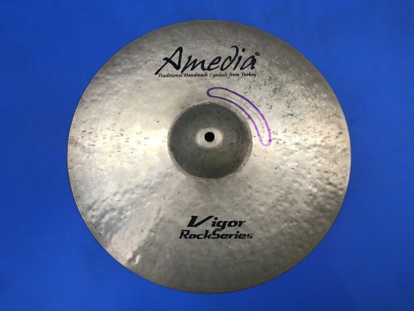 10【 Amedia 】シンバル Vigor Rock Series 7枚セット 16 CRASH HEAVY 音楽機材 器材 ドラム 打楽器 120_画像5