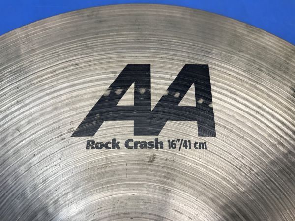 11【 SABIAN 】シンバル AA Rock Crash 16/41cm 6枚セット 打楽器 ドラム 音楽機材 器材 120の画像2