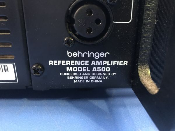 [ Behringer / behringer ]REFERENCE AMPLIFIER усилитель [ A500 ] музыка машинное оборудование орудия и материалы электризация OK 100