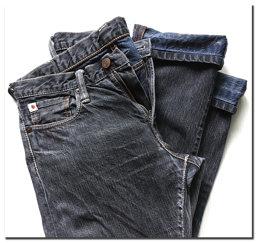 [ super-discount ]45rpm (45R) ratio old ratio woman [ soot bamboo Denim ] jeans 2 kind indigo use! unisex W29