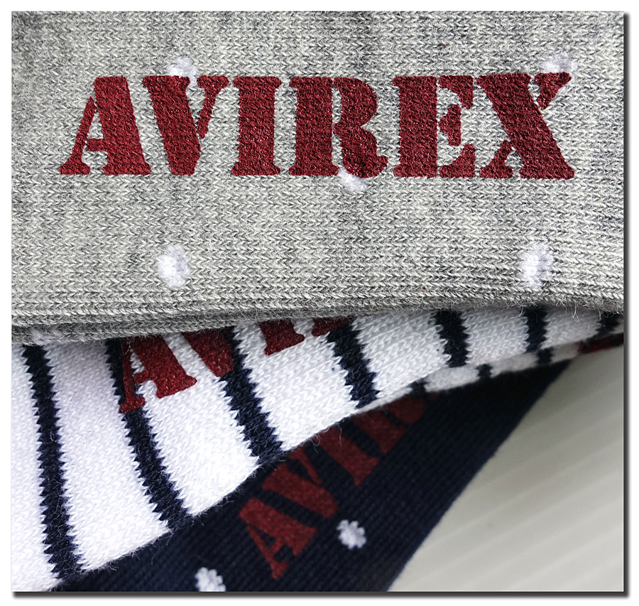 【未使用】アヴィレックス（AVIREX）　靴下（ソックス）　いろいろ3足組！_画像4