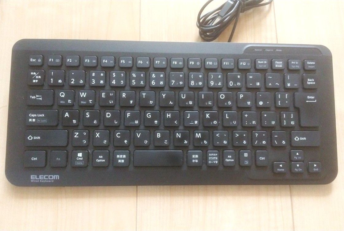 ELECOM ミニ有線パンタグラフキーボード TK-FCP082BK テンキー USBレーザーマウス セット