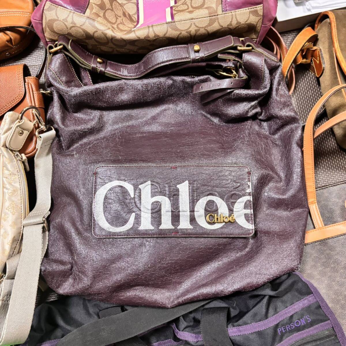 Chloe クロエ coach コーチ FURLA フルラ JIMMY CHOOジミーチュウ レノマ バッグ ハンドバッグ トートバッグ ショルダーバッグ 財布 22点_画像2