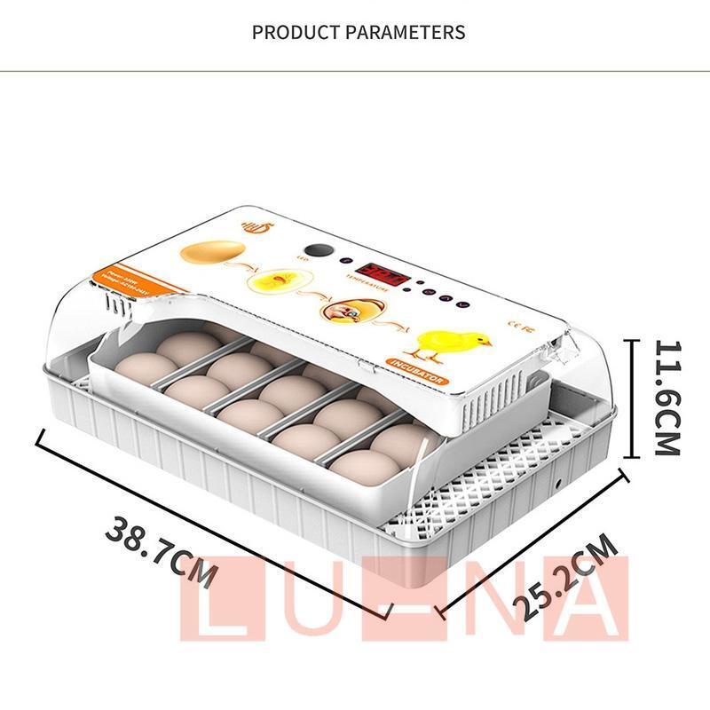  automatic . egg vessel in kyu Beta - high capacity inspection egg light go in egg 20 piece automatic temperature control automatic water automatic rotation egg digital display alarm function home use birds exclusive use 