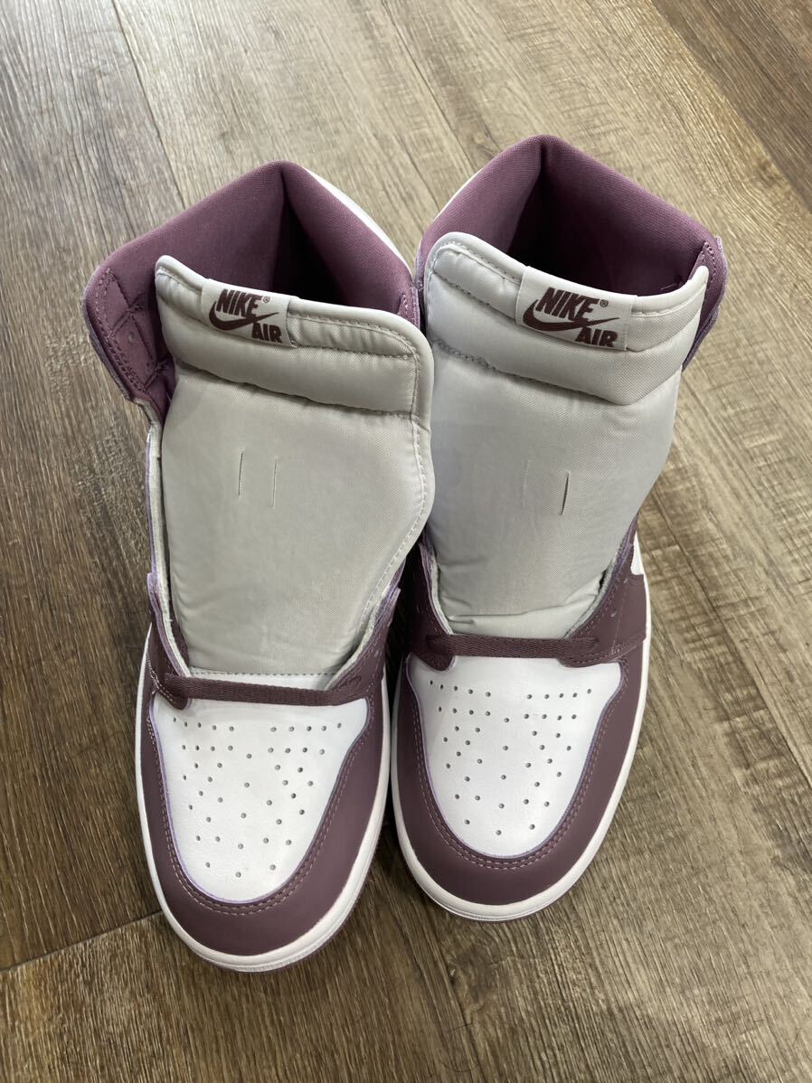 新品未使用品NIKEナイキエアジョーダン1ハイOGモーブ30cm /エアジョーダン 1HIGH OG Mauve モーブDZ5485 105 即決_画像3