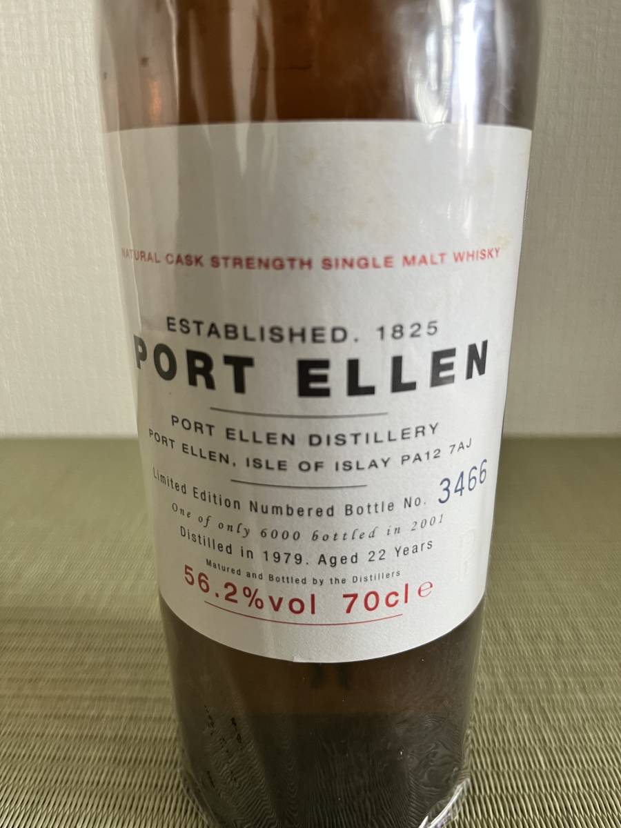 ポートエレン22年、ファースト、56.2%、PORT ELLEN、first release 、Distilled in 1979、Bottled in 2001、Islay 、single malt whiskyの画像2