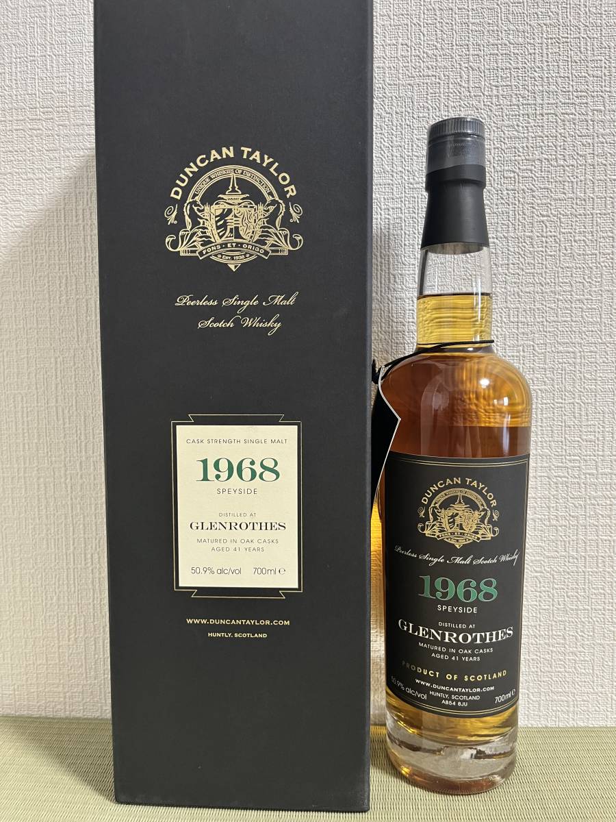 グレンロセス41年、1968、ダンカンテイラー、ウィスキーライブ東京2010、GLENROTHES、DUNCAN TAYLOR、single malt、scotch whiskyの画像1