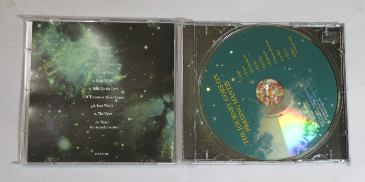 中古 国内盤 CD プレイング・マンティス / ザ・ジャーニー・ゴーズ・オン の画像3