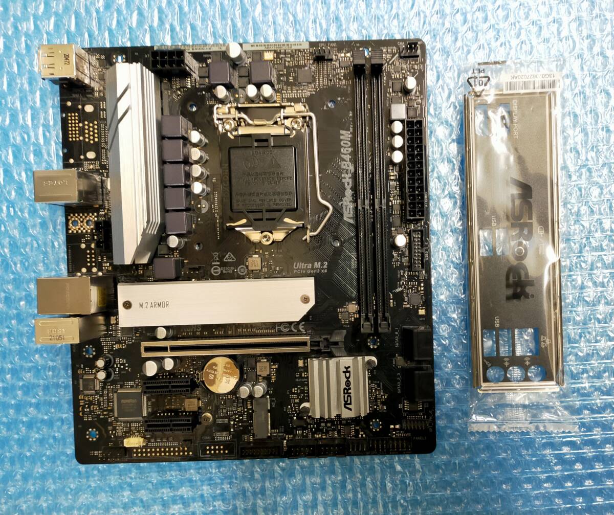 【ジャンク】ASRoc B460M マザーボード LGA1200 ＃151の画像1