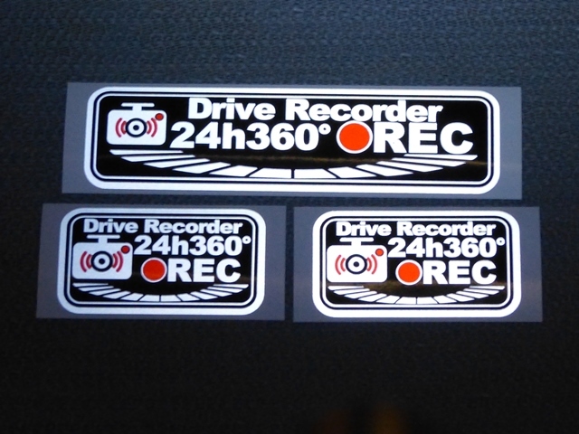 * reflection seat ( reflector )do RaRe ko[24h 360°REC] sticker 3 pieces set 