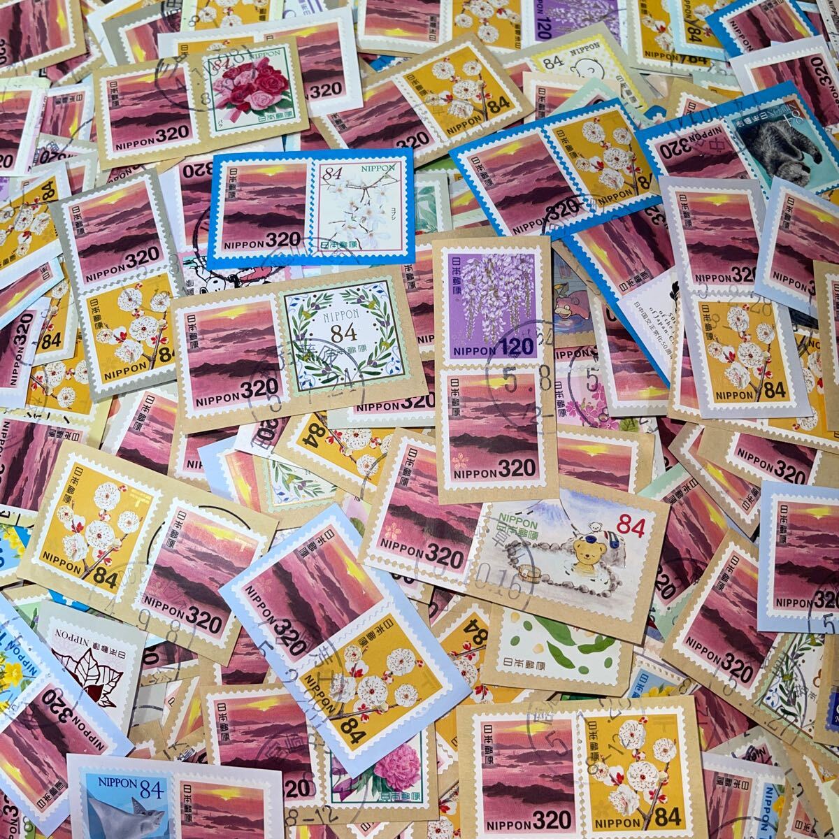使用済み新320円切手、紙付きの瀬戸内海国立公園 1900枚1の画像1