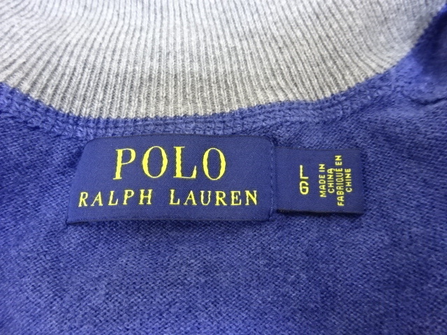 ●0427K POLO RALPH LAUREN ラルフローレン　ニットジャケット　LGサイズ_画像3