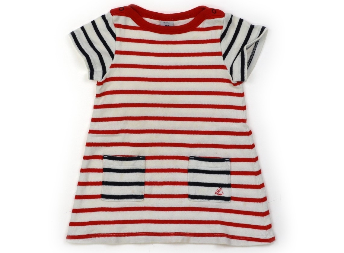 プチバトー PETIT BATEAU ワンピース 80サイズ 女の子 子供服 ベビー服 キッズ_画像1