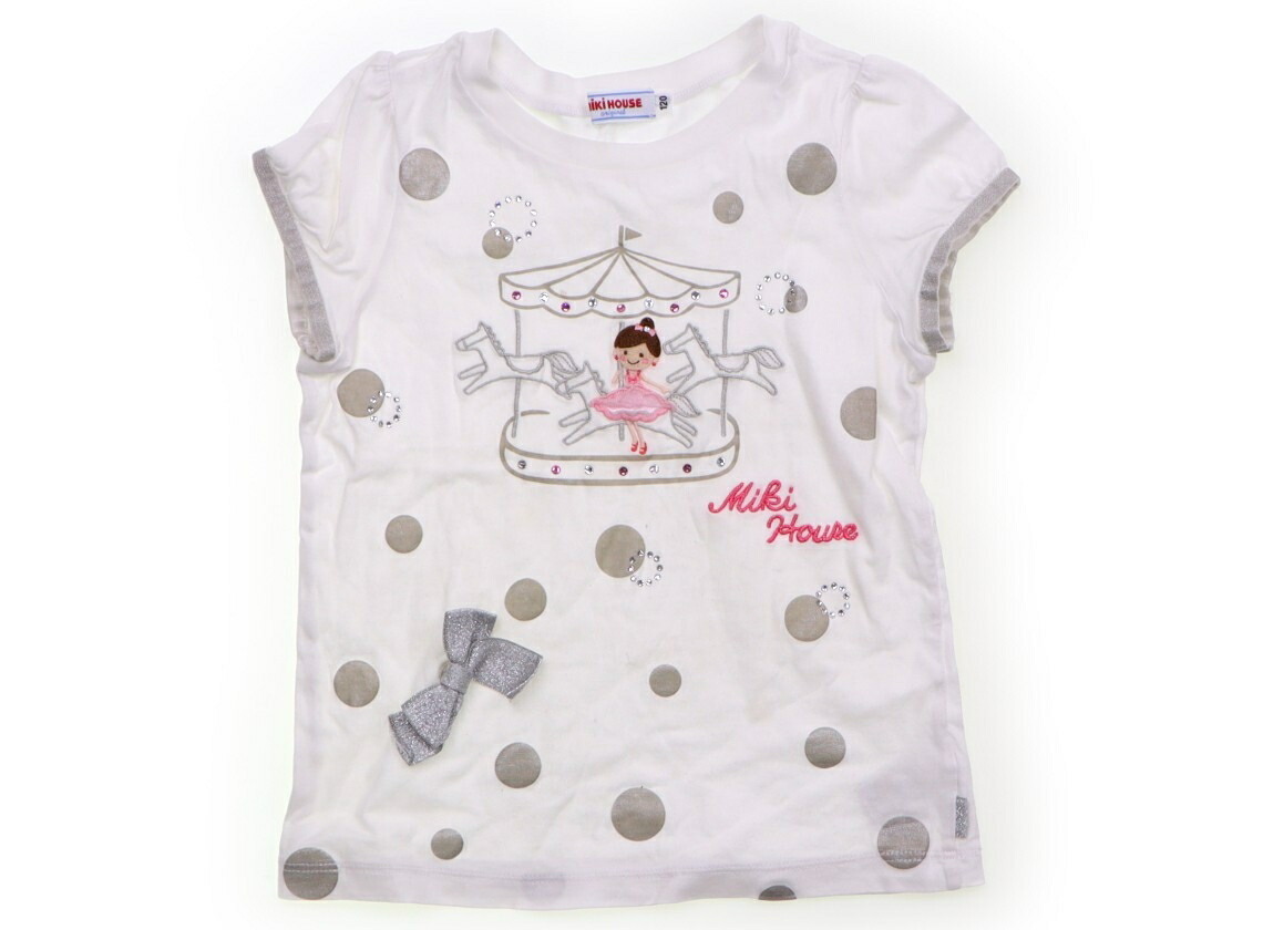 ミキハウス miki HOUSE Tシャツ・カットソー 120サイズ 女の子 子供服 ベビー服 キッズ_画像1