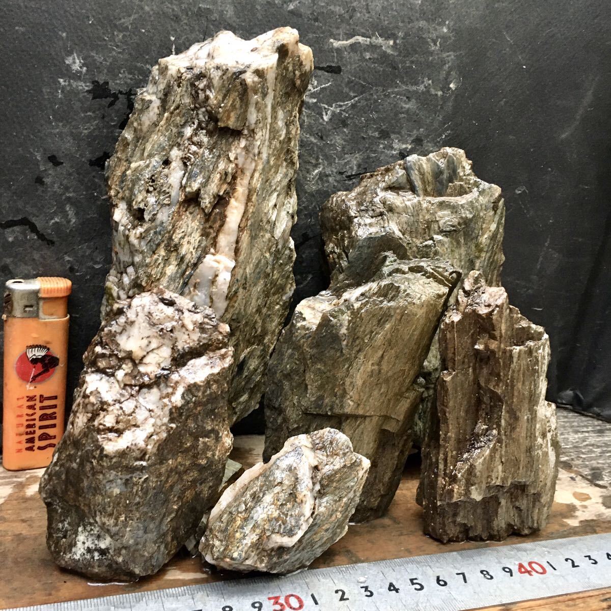 アクアリウム 渓谷石セット⑪★清流石 水槽レイアウト メダカ 熱帯魚