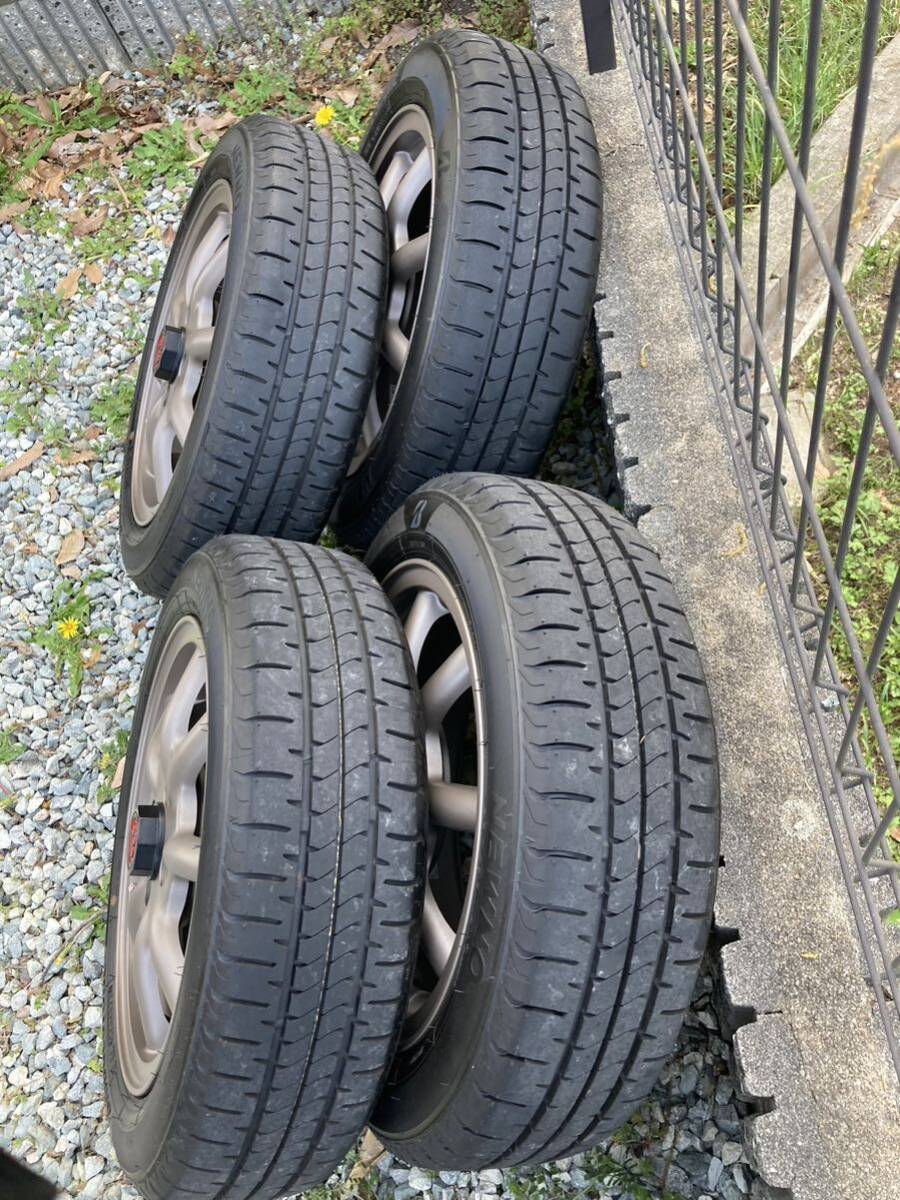 RSワタナベ アルミホイール165/60R15マグカラー4本セット 4H PCD100の画像10