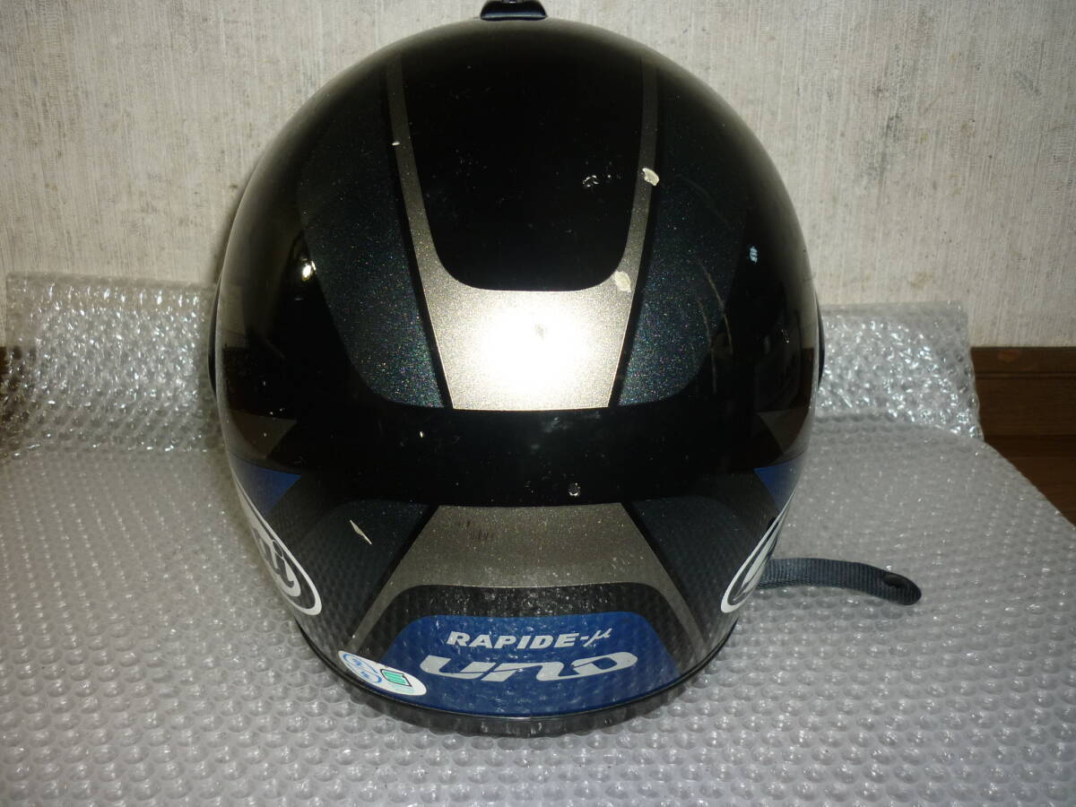 アライ ラパイド ミュー Arai RAPIDE-μ UNO SCL 59.60cm フルフェイス ヘルメット 80サイズ_画像6