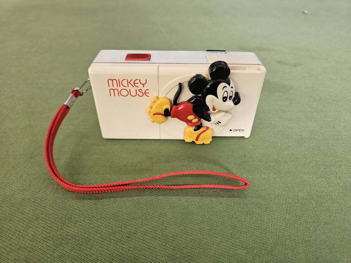 ★売切り★FUJICA フジカ MICKEY MOUSE ミッキーマウス コンパクトカメラ ポケットカメラ ジャンク品 中古 No.U3_画像1