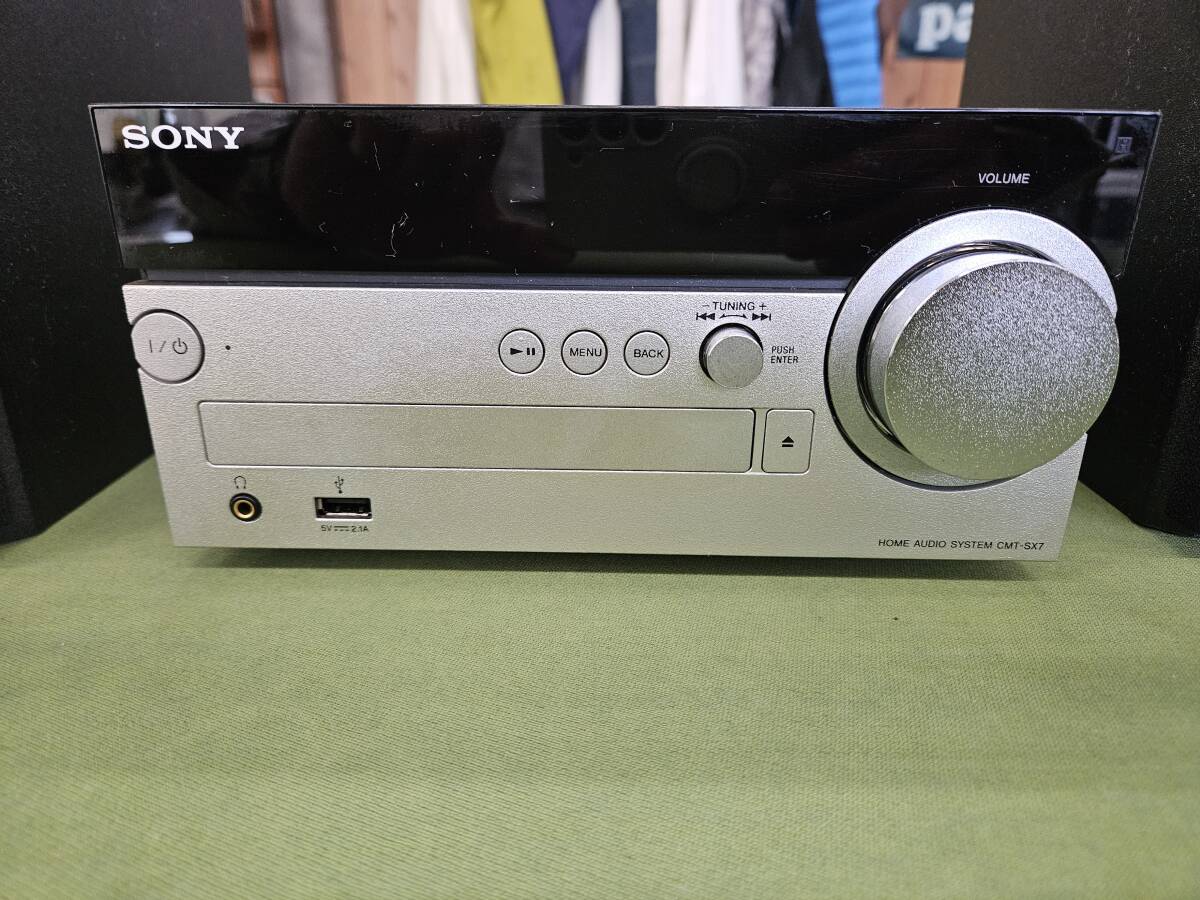 ★売切り★SONY ソニー CMT-SX7 マルチオーディオコンポ Bluetooth ハイレゾ音源対応 通電OK 中古 No.T3