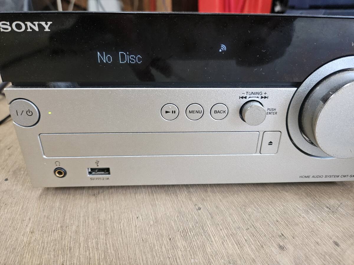 * прямые продажи *SONY Sony CMT-SX7 мульти- аудио проигрыватель Bluetooth в высоком разрешени источник звука соответствует электризация OK б/у No.T3